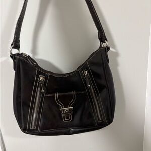 Chic Brown Leather Shoulder Bag